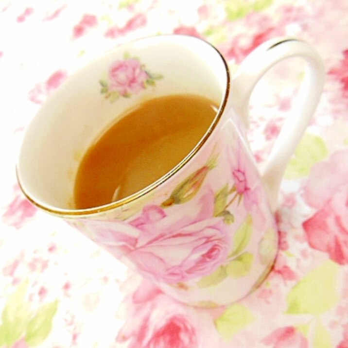 ほうじ茶ｄｅ❤はったい粉とかぼすと生姜蜂蜜のティ❤